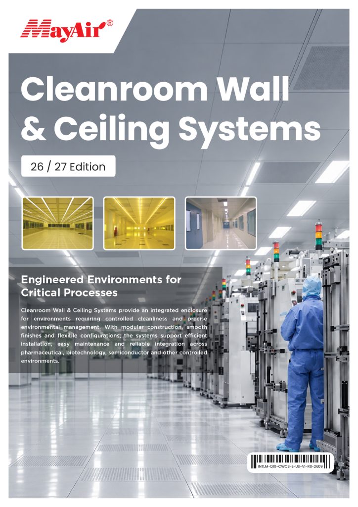MayAir cleanroom systems catalogue cover